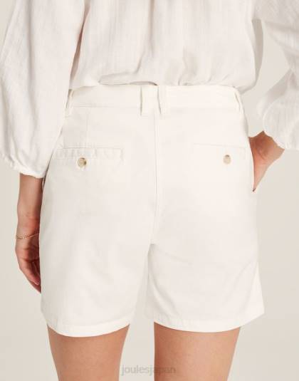 衣服 jp Joules 女性 クルーズミッドレングスチノショート 明るい白色 46RH49