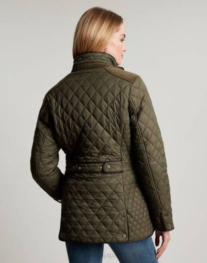 衣服 jp Joules 女性 ニューデール キルティングジャケット ブドウの葉 46RH52