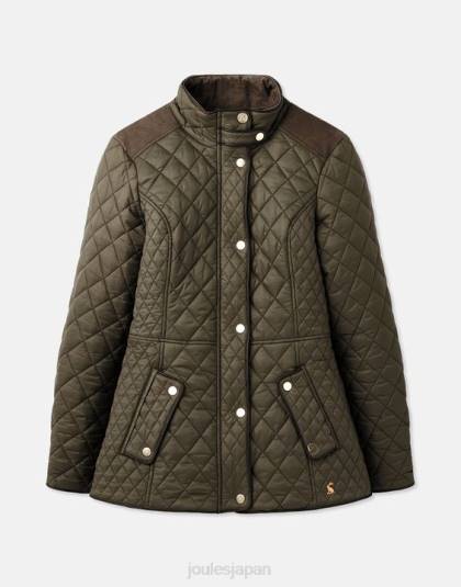 衣服 jp Joules 女性 ニューデール キルティングジャケット ブドウの葉 46RH52