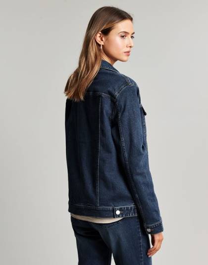 衣服 jp Joules 女性 アークリー リラックスデニムジャケット インジゴ 46RH57