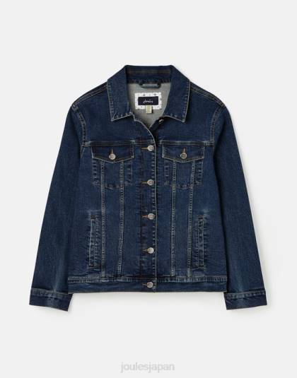 衣服 jp Joules 女性 アークリー リラックスデニムジャケット インジゴ 46RH57