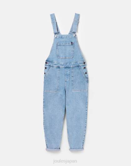 衣服 jp Joules 女性 ランプリングストレートレッグオーバーオール ライトインディゴ 46RH61