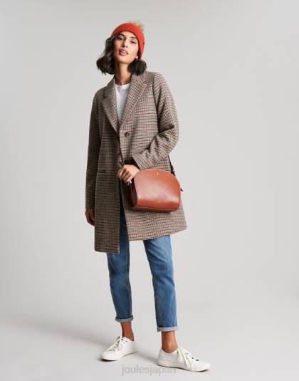 衣服 jp Joules 女性 ホリークルー長袖トップ 白 46RH62