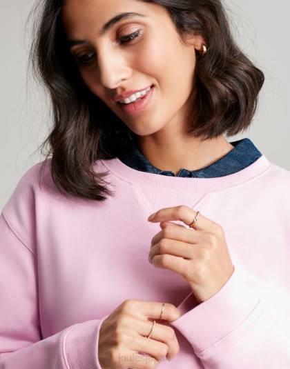 衣服 jp Joules 女性 モニーク クルーネック スウェットシャツ ドーンピンク 46RH65