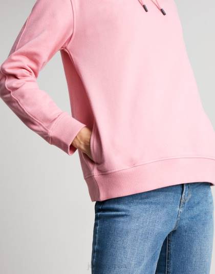衣服 jp Joules 女性 ケイティ リラックス フード付きスウェットシャツ ピンク 46RH67