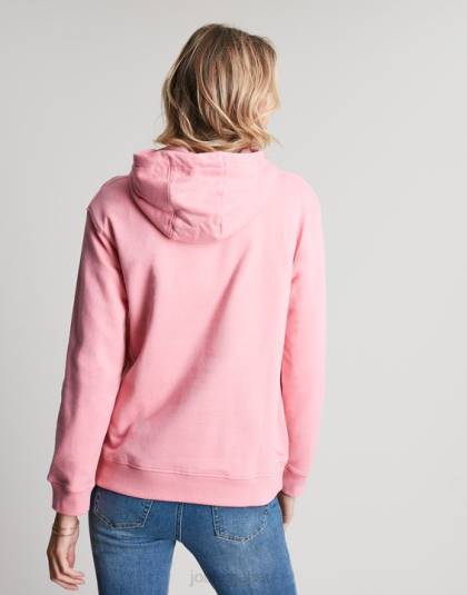 衣服 jp Joules 女性 ケイティ リラックス フード付きスウェットシャツ ピンク 46RH67