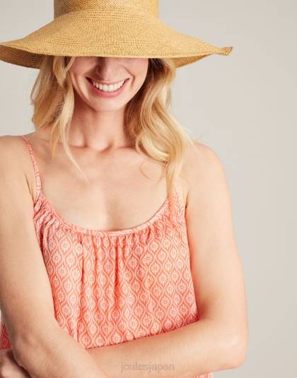 衣服 jp Joules 女性 アマンダビーチドレス オレンジ色の頭がおかしい 46RH70