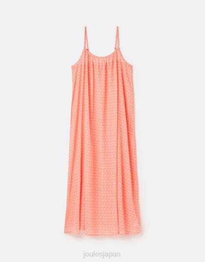 衣服 jp Joules 女性 アマンダビーチドレス オレンジ色の頭がおかしい 46RH70