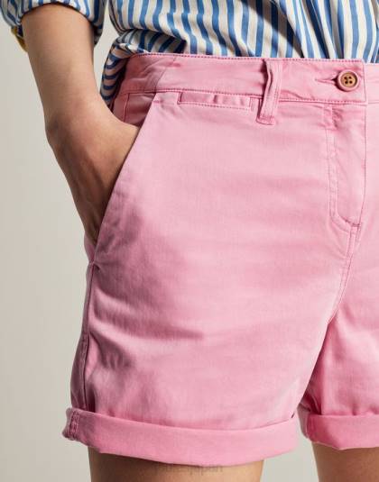 衣服 jp Joules 女性 クルーズミッドレングスチノショート ピンク 46RH71