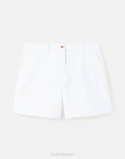 衣服 jp Joules 女性 クルーズミッドレングスのチノショーツ 明るい白色 46RH74