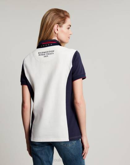 衣服 jp Joules 女性 バドミントン装飾ポロシャツ クリーム 46RH75