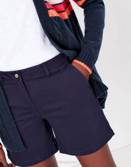 衣服 jp Joules 女性 クルーズミッドレングスのチノショーツ フランス海軍 46RH82