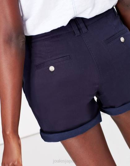 衣服 jp Joules 女性 クルーズミッドレングスのチノショーツ フランス海軍 46RH82
