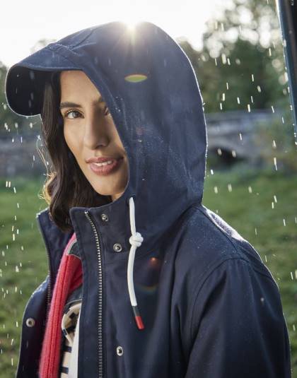 衣服 jp Joules 女性 パドストウのレインコート フランス海軍 46RH8