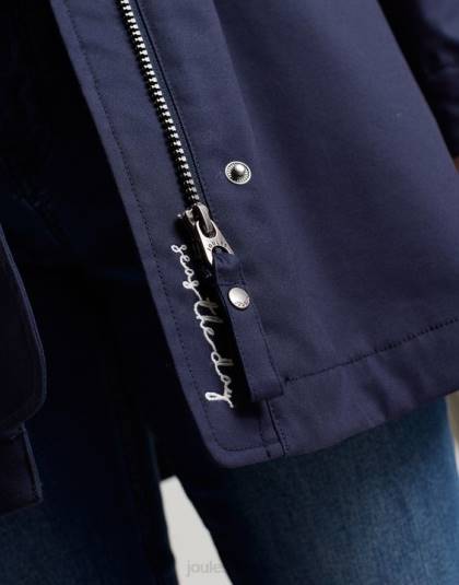 衣服 jp Joules 女性 パドストウのレインコート フランス海軍 46RH8