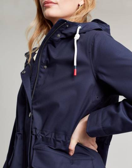 衣服 jp Joules 女性 パドストウのレインコート フランス海軍 46RH8