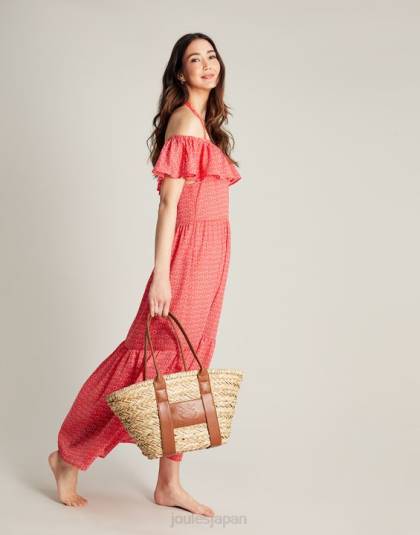 衣服 jp Joules 女性 シダビーチドレス 花柄ピンク 46RH91