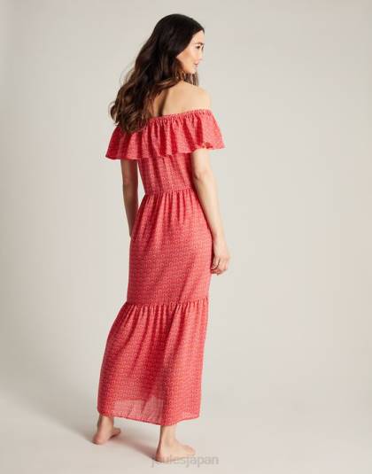 衣服 jp Joules 女性 シダビーチドレス 花柄ピンク 46RH91