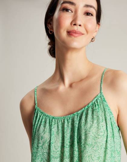 衣服 jp Joules 女性 アマンダビーチドレス 緑の花 46RH93