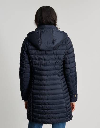 衣服 jp Joules 女性 カンタベリーロングコート 海洋海軍 46RH95