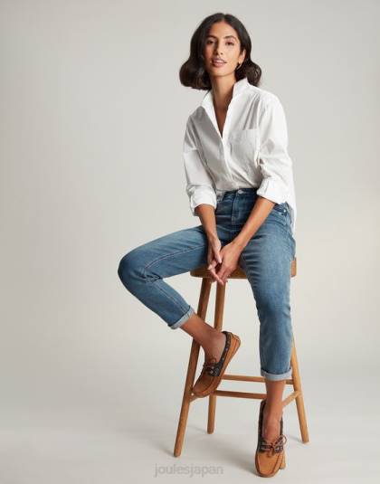 衣服 jp Joules 女性 アミラ ドロップショルダーシャツ クリーム 46RH9