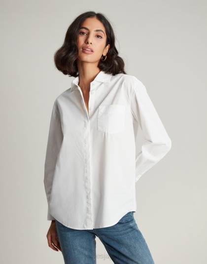 衣服 jp Joules 女性 アミラ ドロップショルダーシャツ クリーム 46RH9