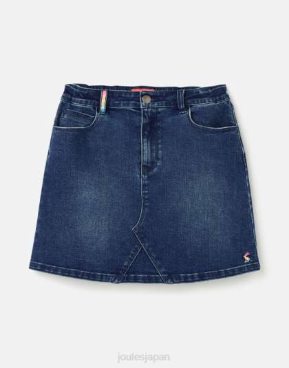 衣服 jp Joules 女の子 ホリス 5ポケット デニムスカート 1-12歳 デニム 46RH292