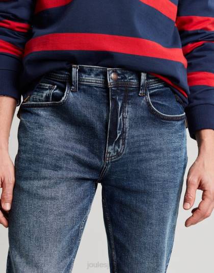 衣服 jp Joules 男性 オーカム スリムフィット 5ポケット デニムジーンズ ミッドウォッシュデニム 46RH230