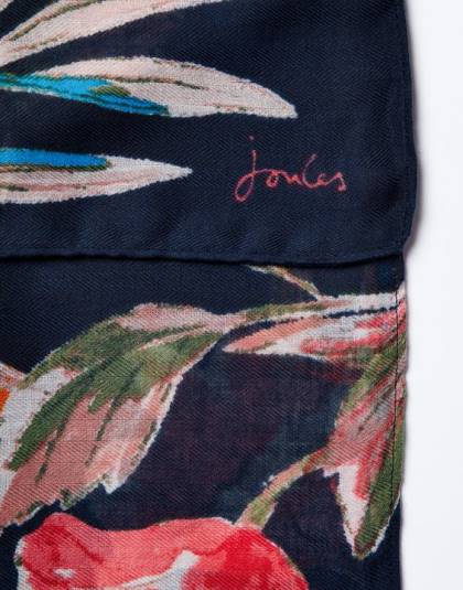 アクセサリー jp Joules 女性 River ライトウェイト ウーブン レクタングル プリント スカーフ ピークフローラル 46RH155