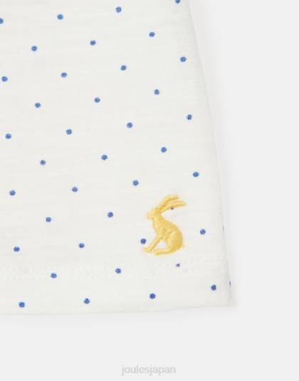 衣服 jp Joules 赤ちゃん テート アートワーク T シャツ 0 ～ 3 歳 白点蜂 46RH422
