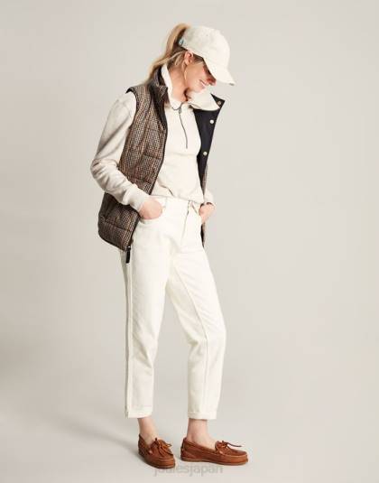 衣服 jp Joules 女性 atwell ダイヤキルトリバーシブルベスト 黒 46RH50