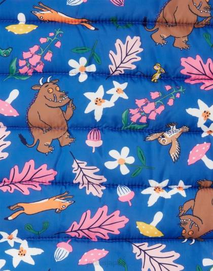 衣服 jp Joules 女の子 gruffalo フリップイット リバーシブルベスト 1-6 歳 青 46RH260