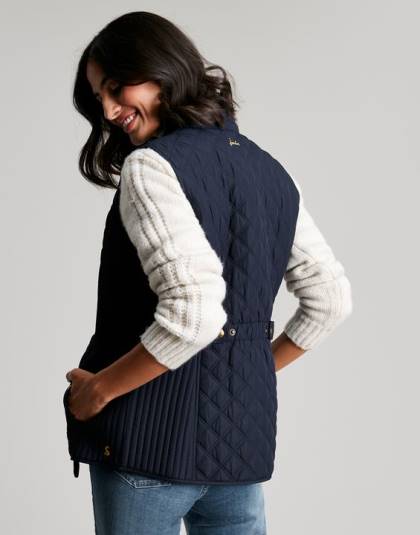 衣服 jp Joules 女性 minx ダイヤモンドキルティングベスト 海洋海軍 46RH35