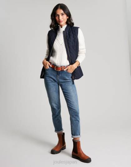 衣服 jp Joules 女性 minx ダイヤモンドキルティングベスト 海洋海軍 46RH35