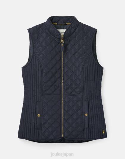 衣服 jp Joules 女性 minx ダイヤモンドキルティングベスト 海洋海軍 46RH35