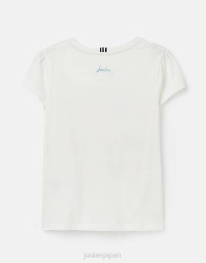 衣服 jp Joules 女の子 ピクシー半袖スクリーンプリント T シャツ 2 ～ 12 歳 一日の冒険 46RH269