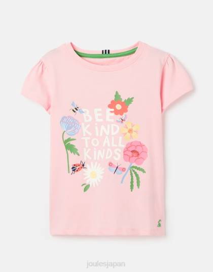 衣服 jp Joules 女の子 ピクシー スクリーンプリント Tシャツ 2～12 歳 ビーキン 46RH270