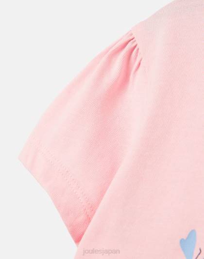 衣服 jp Joules 女の子 ピクシー スクリーンプリント Tシャツ 2～12 歳 ビーキン 46RH270