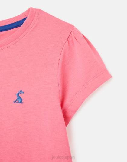 衣服 jp Joules 女の子 キャシー半袖 T シャツ 2 ～ 12 歳 オーロラピンク 46RH311