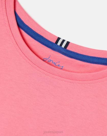 衣服 jp Joules 女の子 キャシー半袖 T シャツ 2 ～ 12 歳 オーロラピンク 46RH311