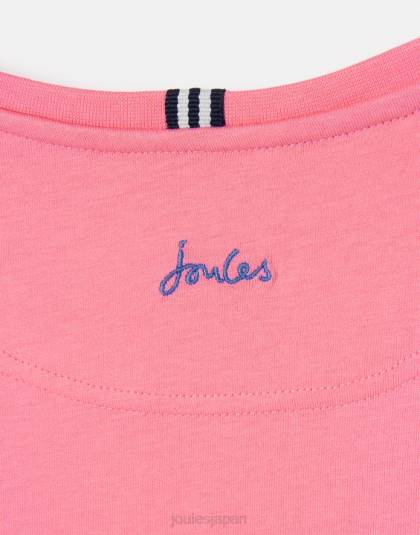 衣服 jp Joules 女の子 キャシー半袖 T シャツ 2 ～ 12 歳 オーロラピンク 46RH311