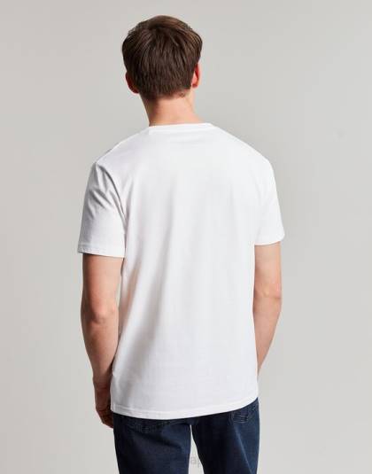 衣服 jp Joules 男性 デントンジャージーTシャツ 白 46RH166