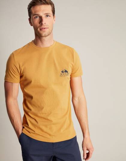 衣服 jp Joules 男性 フリン Tシャツ イエローマール 46RH177