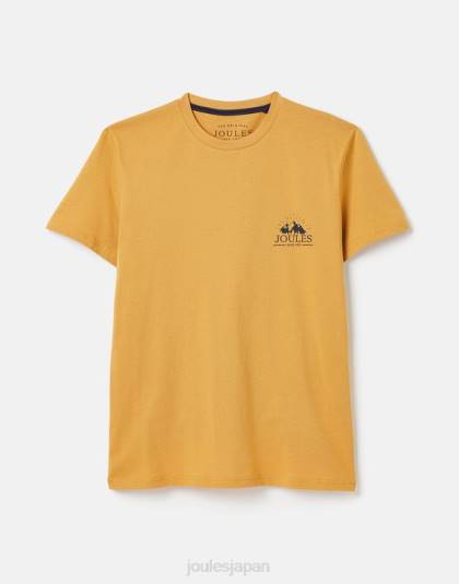 衣服 jp Joules 男性 フリン Tシャツ イエローマール 46RH177