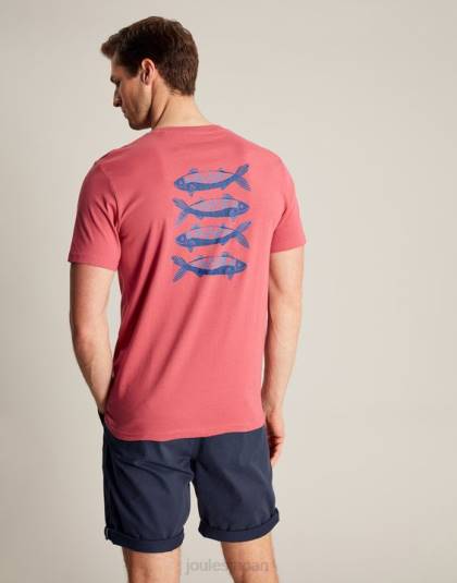 衣服 jp Joules 男性 フリン Tシャツ 薔薇 46RH180