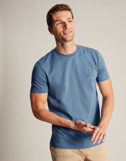 衣服 jp Joules 男性 デントン Tシャツ 青 46RH191