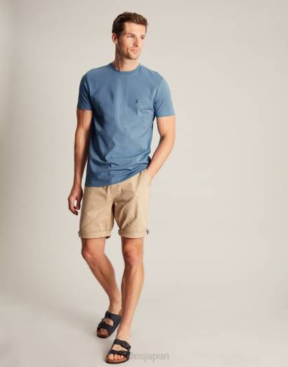 衣服 jp Joules 男性 デントン Tシャツ 青 46RH191