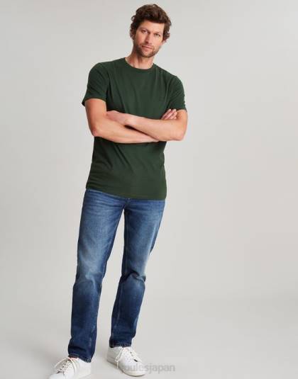 衣服 jp Joules 男性 デントンジャージーTシャツ レーシンググリーン 46RH198