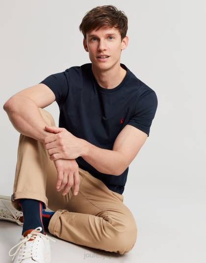 衣服 jp Joules 男性 デントンジャージーTシャツ 海軍 46RH200