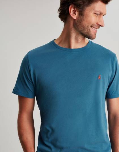 衣服 jp Joules 男性 デントンジャージーTシャツ ターコイズ 46RH214
